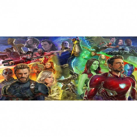 Super Hero - Full Round Diamond - 80*40cm