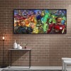 Super Hero - Full Round Diamond - 80*40cm