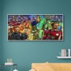 Super Hero - Full Round Diamond - 80*40cm