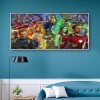 Super Hero - Full Round Diamond - 80*40cm