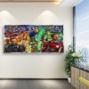 Super Hero - Full Round Diamond - 80*40cm