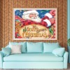 Santa Claus - Full Round Diamond - 45*35cm