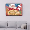Santa Claus - Full Round Diamond - 45*35cm