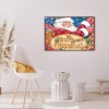 Santa Claus - Full Round Diamond - 45*35cm