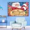 Santa Claus - Full Round Diamond - 45*35cm