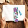 Diamond Painting Bookmark - Jungle Maple Leaf Specimen