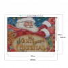 Santa Claus - Full Round Diamond - 45*35cm