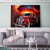 Car - Full Round Diamond - 40*30cm