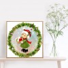 Christmas Girl With Envelope - Full Round Diamond - 40*40cm
