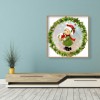 Christmas Girl With Envelope - Full Round Diamond - 40*40cm