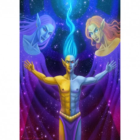 Midnight Star - Full Round Diamond - 30*40cm