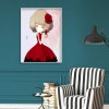 Rose Girl - Full Round Diamond - 30*40cm