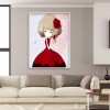 Rose Girl - Full Round Diamond - 30*40cm