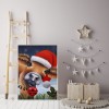 Santa Claus - Full Round Diamond - 30*40cm