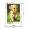 Dog - Full Round Diamond - 30x40cm