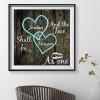 Letter - Full Round Diamond - 30x30cm