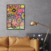 Cartoon Flowers - Partial Round Diamond - 30x40cm