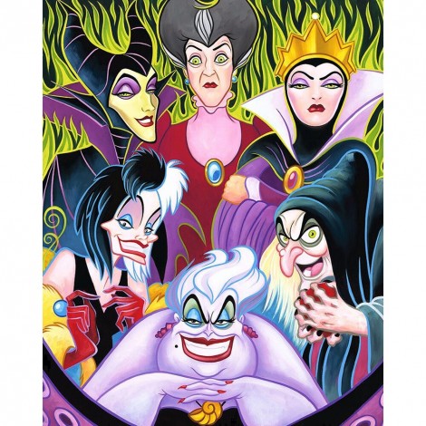 Art Evil Queen - Full Round Diamond - 30x40cm