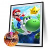 Animes Mario  - Full Round Diamond - 30x40cm