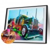 Cool Car - Full Round Diamond - 40x30cm