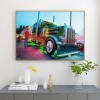 Cool Car - Full Round Diamond - 40x30cm