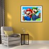 Mario - Full Round Diamond - 40x30cm