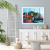 Cool Car - Full Round Diamond - 40x30cm