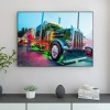 Cool Car - Full Round Diamond - 40x30cm