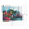 Cool Car - Full Round Diamond - 40x30cm