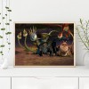 Dragon - Full Round Diamond - 40x30cm