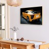Sports Car - Full Round Diamond - 40x30cm