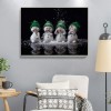 Cute Snowman - Full Round Diamond - 50x40cm