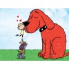 Clifford the Big Red Dog - Full Round Diamond - 40x30cm