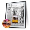 Tramcar - Full Round Diamond - 35x45cm