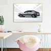 Sports Car - Full Round Diamond - 40x30cm