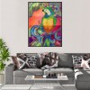 Parrot P - Partial Crystal Diamond - 30x40cm