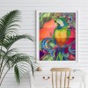 Parrot P - Partial Crystal Diamond - 30x40cm