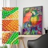 Parrot P - Partial Crystal Diamond - 30x40cm