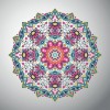Mandala Datura Tree - Full Round Diamond - 30x30cm