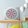 Mandala Datura Tree - Full Round Diamond - 30x30cm