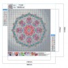 Mandala Datura Tree - Full Round Diamond - 30x30cm
