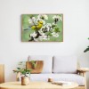 White Plum Blossom - Full Round Diamond - 40x30cm