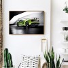 Sports Car - Full Round Diamond - 40x30cm