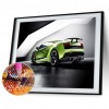 Sports Car - Full Round Diamond - 40x30cm