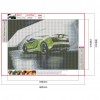 Sports Car - Full Round Diamond - 40x30cm