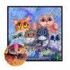 Party Catsfor - Full Round Diamond - 30x30cm