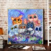 Party Catsfor - Full Round Diamond - 30x30cm