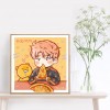 Cartoon Boy - Full Round Diamond - 30x30cm