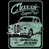 Classic Car - Full Round Diamond - 30x30cm