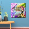 Doll Horn Horse - Full Round Diamond - 40x40cm